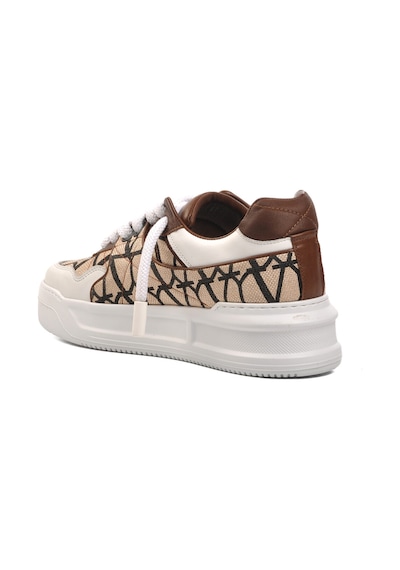 Kahve-beyaz Erkek Sneaker Premium 1306 M Kahve-beyaz Kahverengi - Beyaz