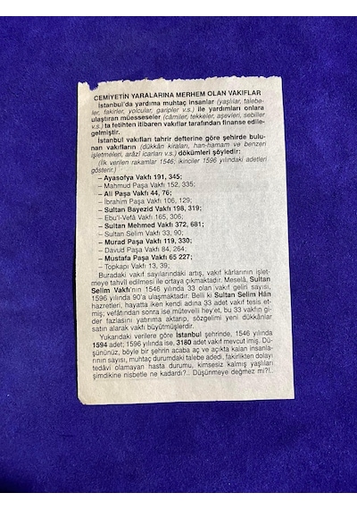 1 Aralık 2001 Takvim Yaprağı - Nostalji Koleksiyonluk Takvim Yaprağı C