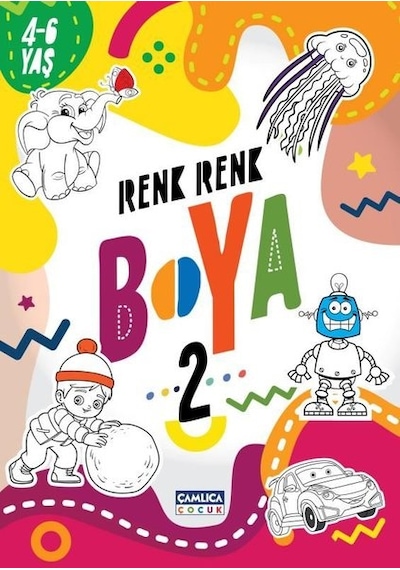 Renk Renk Boya - 2- Çamlıca Çocuk Yayınları