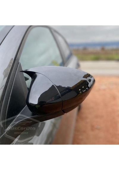 ŞüsCarOto Fiat Egea Batman Yarasa Ayna Kapağı Piano Black ABS Plastik