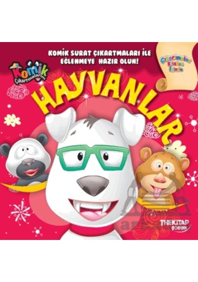 Komik Çıkartmalarım Hayvanlar Ciltli The Kitap