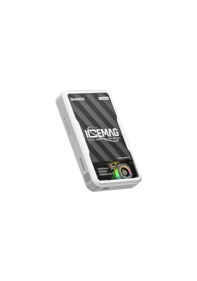 Sharge ICEMAG - Aktif Soğutmalı Manyetik Kablosuz PowerBank - Siyah