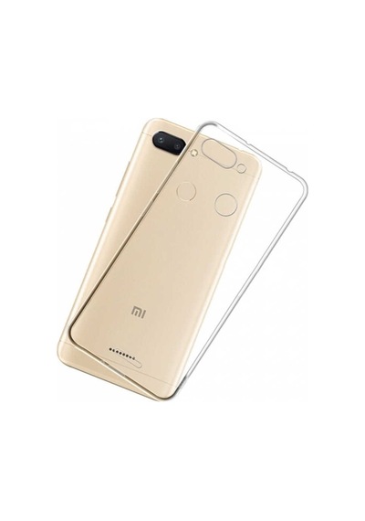 Rba Aksesuar Redmi 6 Kılıf Rba Süper Silikon Kapak - Renksiz Çok Renkli