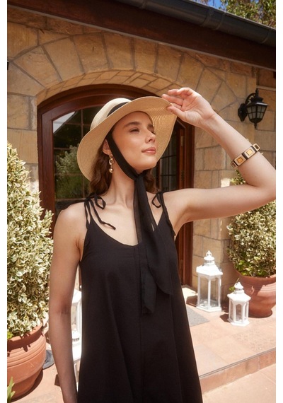Buly Bella İp Askılı Elbise Siyah