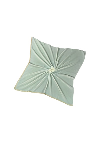 Mim Eşarp Enba Biyeli Medine İpeği Düz Renk Eşarp 100x100 Cm Şıklık Ve Konfor Krem