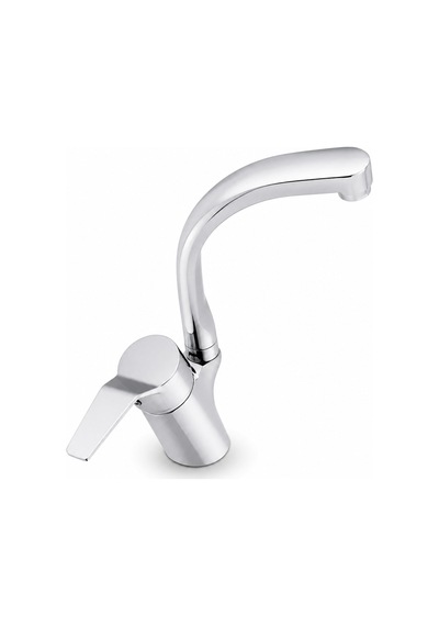 Spektra Kuğu Lavabo Bataryası - Krom Kaplama Pirinç Gövde, Şık Ve Modern Evye Musluğu