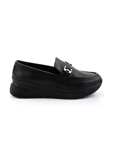 Bambi Siyah Kadın Loafer Ayakkabı K01179769709 Siyah