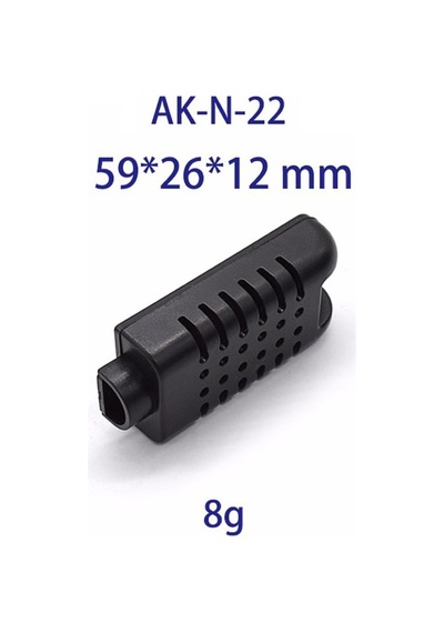 Ak-n-22 Mini Plastik Sensör Kutusu Elektronik Devre Kutusu Siyah