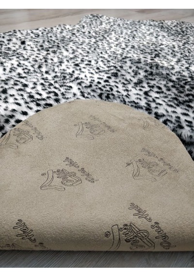 Doğuş Siyah Leopar Post Halı 100x150 Cm