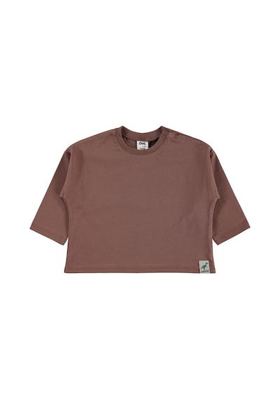 Civil Baby Basic 6-18 Ay Sweatshirt - Kahverengi Koyu Kahve