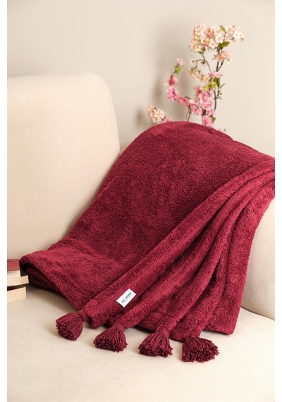 Puffy Wellsoft Battaniye - Bordo 200x220 Ölçü / Ebat