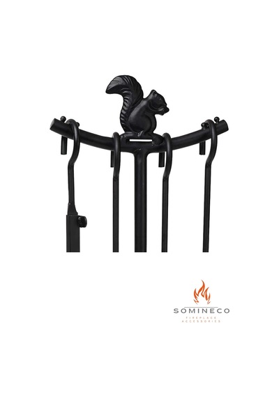 Somineco 5 Li Lüx Ithal Metal Sincap Motif Kabartmalı Şömine -Sob