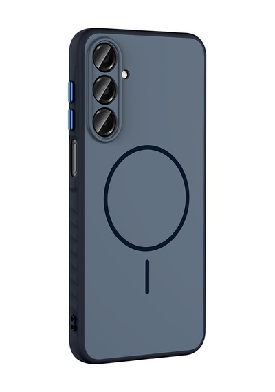 Samsung Uyumlu Galaxy A16 Kılıf Kamera Lens Korumalı Magsafe Destekli Silikon Systemcom Siyah
