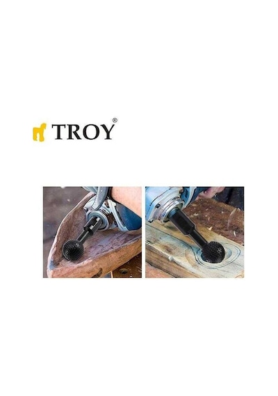 Troy Avuç Taşlama İçin Küresel Ahşap Zımpara Öğütme Ucu M14-20mm