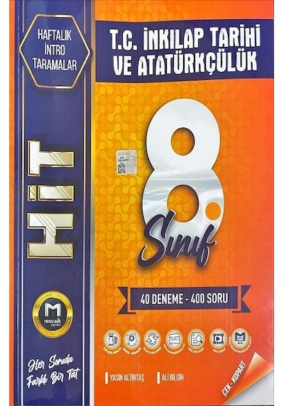 Mozaik Yayınları 8.Sınıf Inkılap Hit 40 Lı Deneme