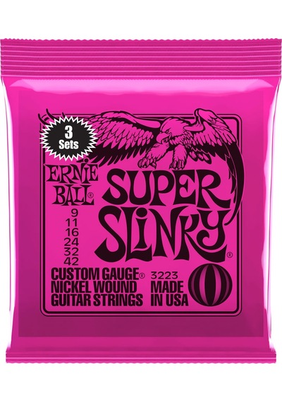 Ernie Ball 3223 Super Slinky Nickel Wound Electric Guitar Strings