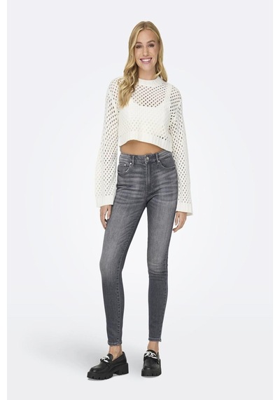 Only Onlsmılla Short Pullover L/s Knt Noos Bej Bej