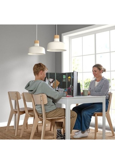 Ikea Övnıng Taşınabilen Masa Seperatörü, Koyu Gri