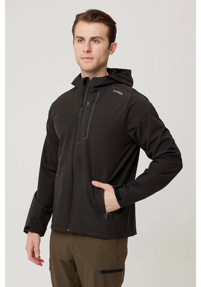 Armadillo Campanula Softshell Mont - Su Ve Rüzgar Geçirmez, Nefes Alabilir, Outdoor Mont Siyah