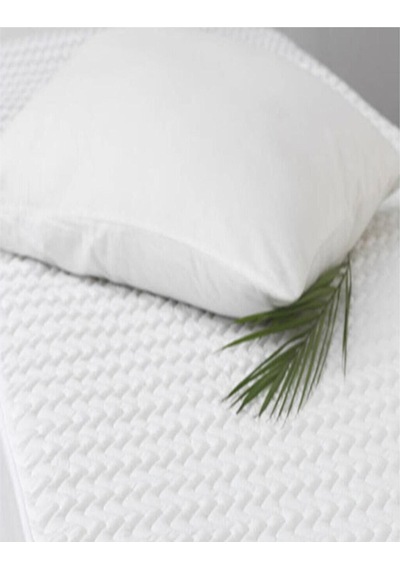 Kapitone Sıvı Geçirmez Tek Fitted Alez 180x200 Cm Beyaz