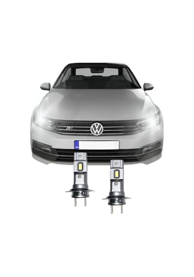 Megamarket06 Vw Passat B8 Led Kısa Far Ampulü H7 Mini Led 2'li Set