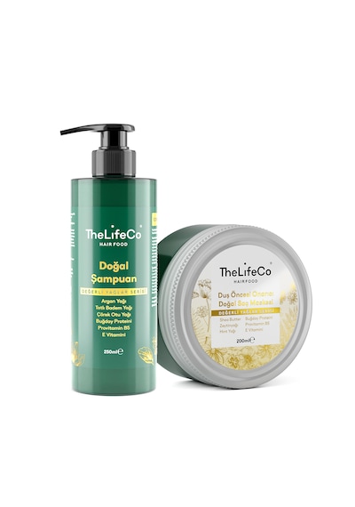 Thelifeco Derin Bakım - Doğal Şampuan 250 Ml & Saç Maskesi 200ml