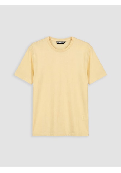 Lcwaıkıkı Classic Sarı %100 Pamuklu Regular Fit Basic Tişört