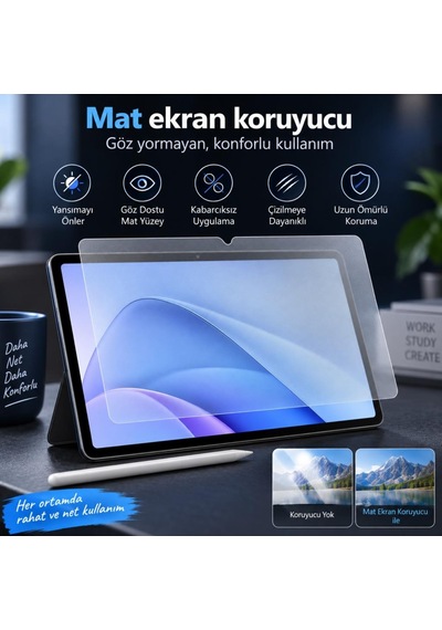 Honor Pad 20/ Pad 20 Pro Mat Ekran Koruyucu 12.1 İnç1