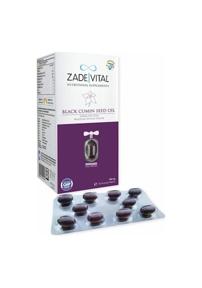Zade Vital Çörek Otu Yağı 60 Kapsül