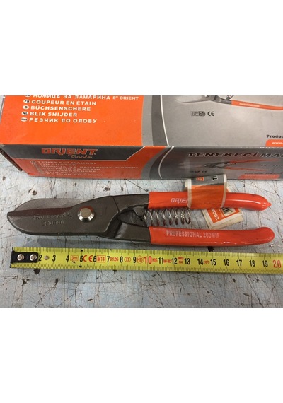 Tenekeci Makası Orient 200Mm Yaylı Profesyonel