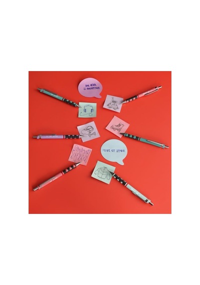 0.7 Mm Gül Kurusu Renkli Kalem