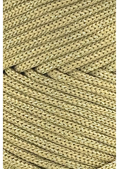 Sensy 5 Mm - Simli 400 Gr Polyester Makrome Ipi Hardal 75 M Polyester Makrome Ip Supla Ip Ve Çanta Ipliği