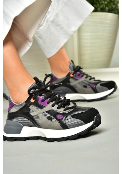 Fox Shoes S312213509 Siyah Spor Ayakkabı Sneakers Siyah