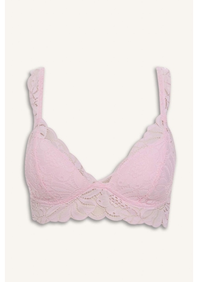 Defacto Dantelli Dantel Kaplı Pedli Balensiz Bralet G7764ax26sppn648 Pembe-pn648