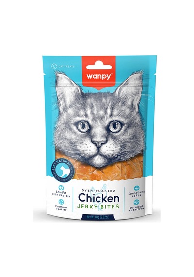 Chıcken Jerkey Bıtes Wanpy Tavuklu Yumuşak Kedi Ödül Maması