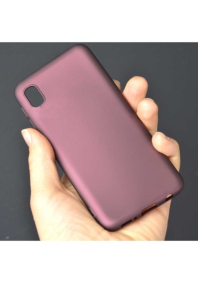 Galaxy A01 Core Kılıf Zore Premier Silikon Kapak Kırmızı