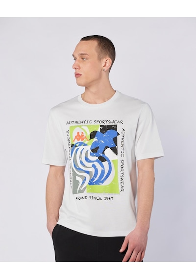 Kappa Hibbs Tee Erkek Gri Comfort Tişört