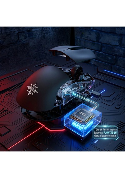 Inca Img-330ix Pro Kablosuz 26k Sensörlü Paw3395 Ultra Hafif Yüksek Performanslı Oyuncu Mouse