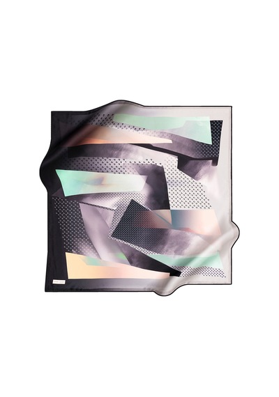 Geometrik Desenli Pierre Cardin Crepe Saten Eşarp Geometrik Desenli8 Geometrik Desenli8