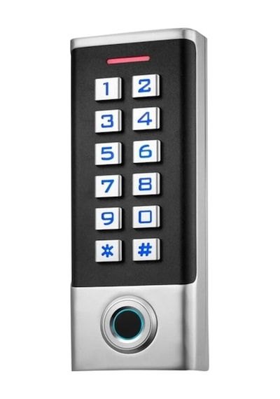 Sr-211 Mf-w Parmak İzi Kart Okuyucu 13.56 Mhz Ip68 Şifreli Biyometrik Geçiş Kontrol Sistemi 10000 Kullanıcı 10 Adet