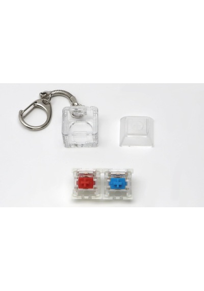 Outemu Blue Ve Red Mavi Ve Kırmızı Mekanik Switch Tuş Atma Buton Test Anahtarlık Keycap