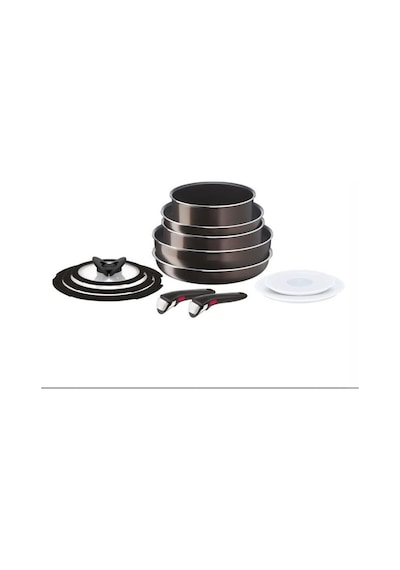 Tefal İngenio Xl Force Titanium 2x 12 Parça Tencere Tava Seti Gri
