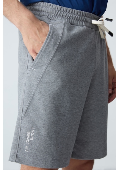 Air Jones Tommy Life Gri Melanj Pamuklu Kalın Yumuşak Dokulu Standart Fit Basic Erkek Şort - 81278 GRI MELANJ Air Jones Tommy Life Gri Melanj Pamuklu Kalın Yumuşak Dokulu Standart Fit Basic Erkek Şort - 81278 GRI MELANJ