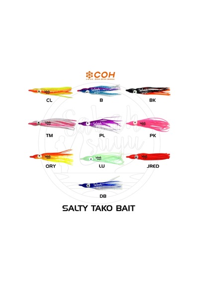 Coh Salty Tako Bait Silikon Ahtapot 10Cm - Lu