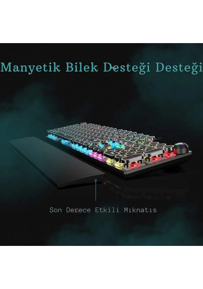 Techtic Aula F2088 Mekanik Makro Tuşlu RGB Oyun Klavyesi