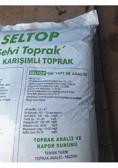 40 Lt Seltop Çiçek Toprağı