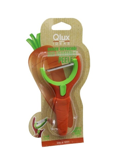 Qlux L-00794 Havuç Desenli Sapan Soyacak - İki Farklı Kullanım- 24'li Paket Diğer