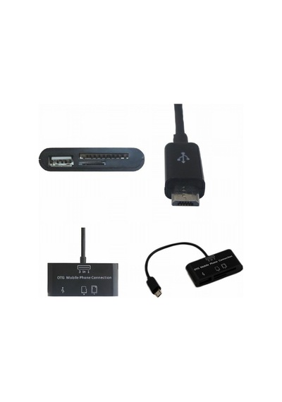 Anunnaki Micro Usb 3 In 1 Sd Tf Kart Okuyucu Otg Veri Aktarıcı