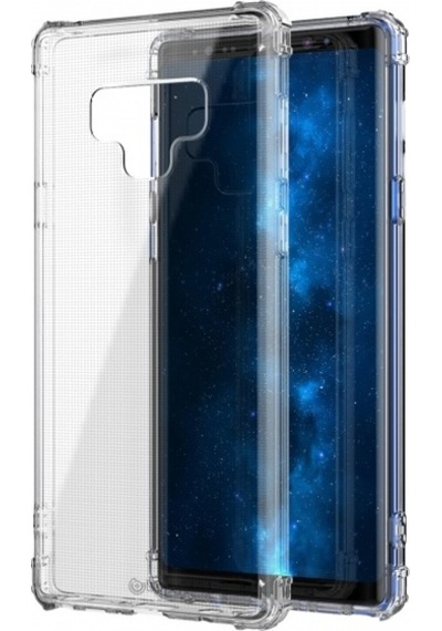 Blogy Galaxy Note 9 İle Uyumlu Crystal Fit Kılıf Crystal Clear
