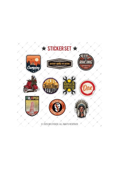 Bdls29 Küçük Boy 10lu Sticker Seti